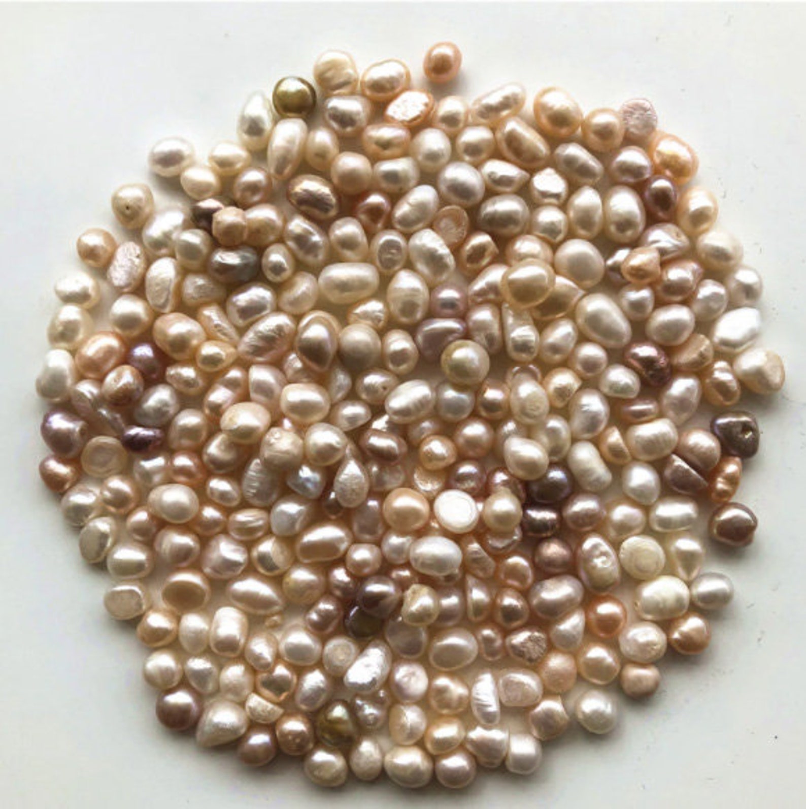 50 Grams Freshwater Pearls 5 8 mm Fresh Water Pearl Etsy