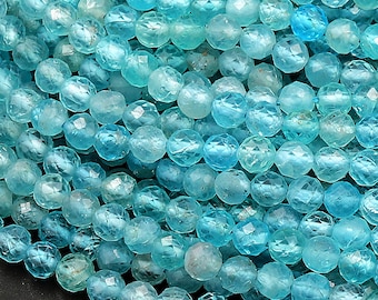 Natural Apatite Faceted Twisted Roundel Beads Shape Size 4-50 To 5-50 mm Lenth Is 8/'/' Inch 1 Strands .