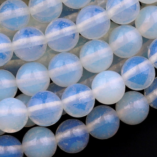 Opalite 4mm 6mm 8mm 10mm 12mm Smooth Round Beads 15.5" Strand