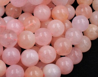 Oval Balloon Links Bracelet with Pink Morganite Beads