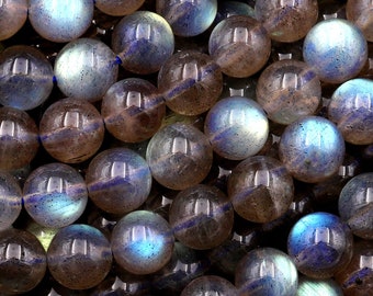 Rare AAA+ Natural Red Labradorite 4mm 6mm 8mm 10mm Round Beads 15.5" Strand
