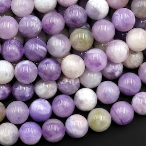 AAA Natural Purple Opal Smooth Round Beads 8mm 15.5" Strand