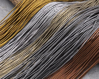 Contas de tubo cilíndrico liso de hematita fosca 2 x 1 mm 3 x 2 mm 5 x 3 mm espaçador prata ouro champanhe bronze preto fio de 15,5"