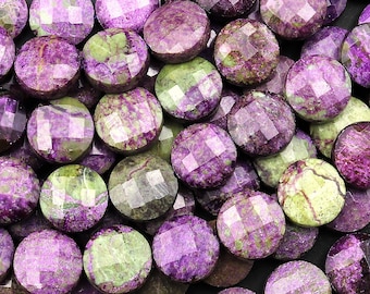 Natural Atlantisite Stichtite Beads Faceted 10mm 15.5" Strand