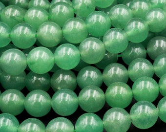 Perlas De Aventurina Verde Para Joyería - 4 Mm, 25 Unidades, Piedra Semipreciosa Para Manualidades DIY