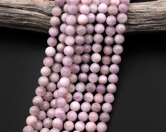 Perline Di Pietra Preziosa Naturale Kunzite Autentica, 8 Mm - Foto 11