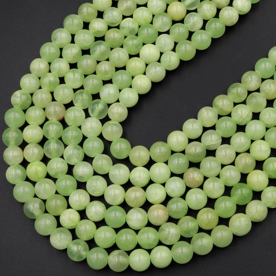 Green calcite best sale beads