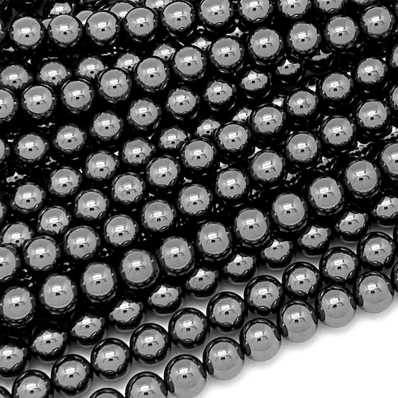 Polished Gemstone Hematite Faceted Beads in 4mm 6mm 8mm 10mm 12mm 14mm Polished Gemstone Hematite Faceted Beads in 4mm 6mm 8mm 10mm 12mm 14mm