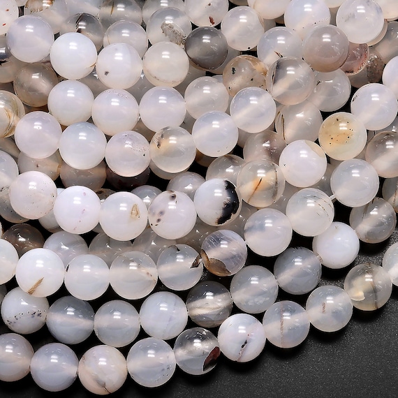 Highly Polished Montana Agate Round Beads-14mm