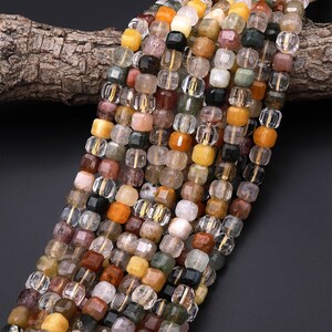 thumbnail image 2 of Wholesale Lot 6-Pack Natural Garden Quartz & Lodalite 8mm Crystal Stretch Bracelets (7.5") 2 of 6