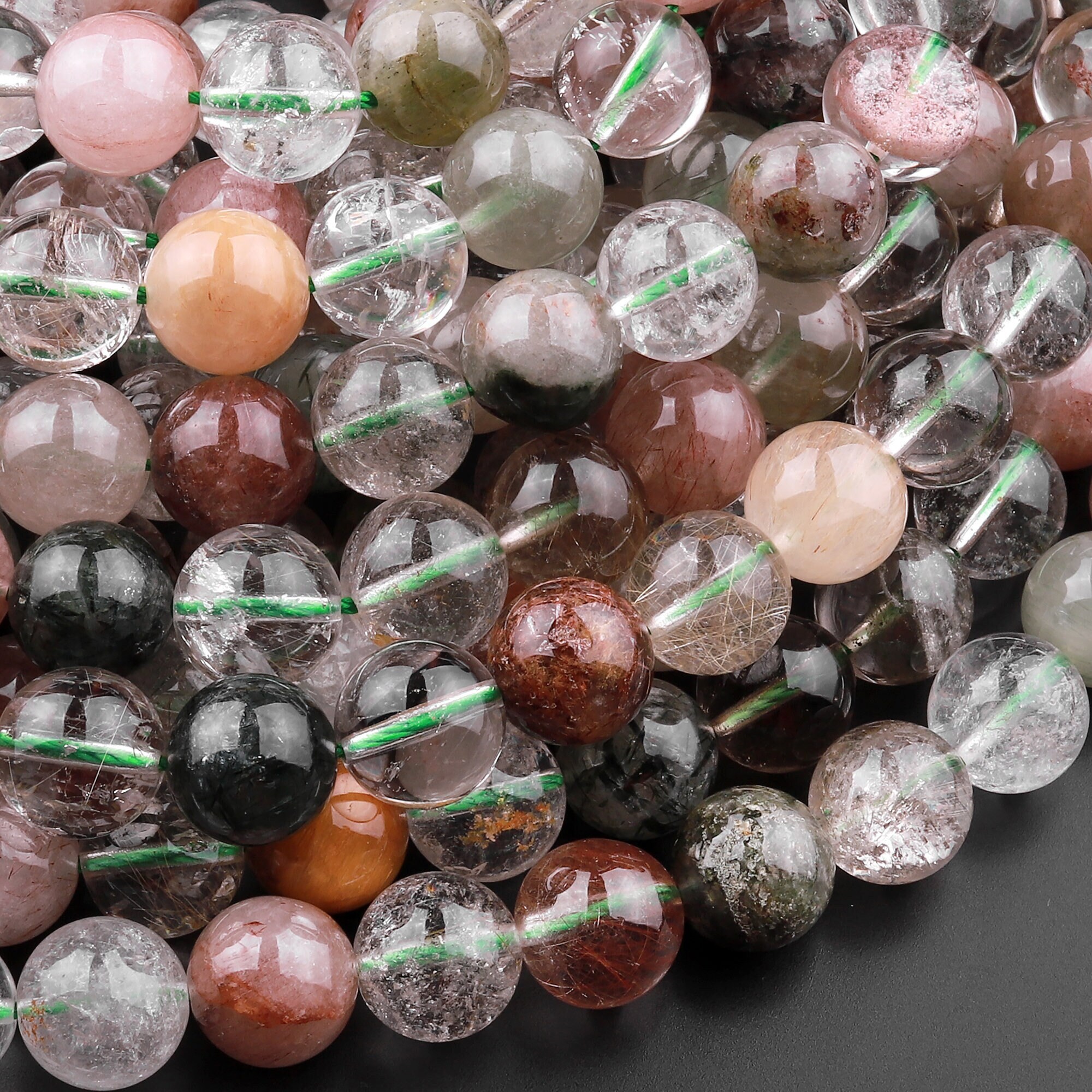 Phantom quartz beads deals