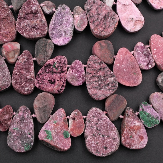 Cobalto Calcite Teardrop Pendants Cobalto Calcite Teardrop Pendants