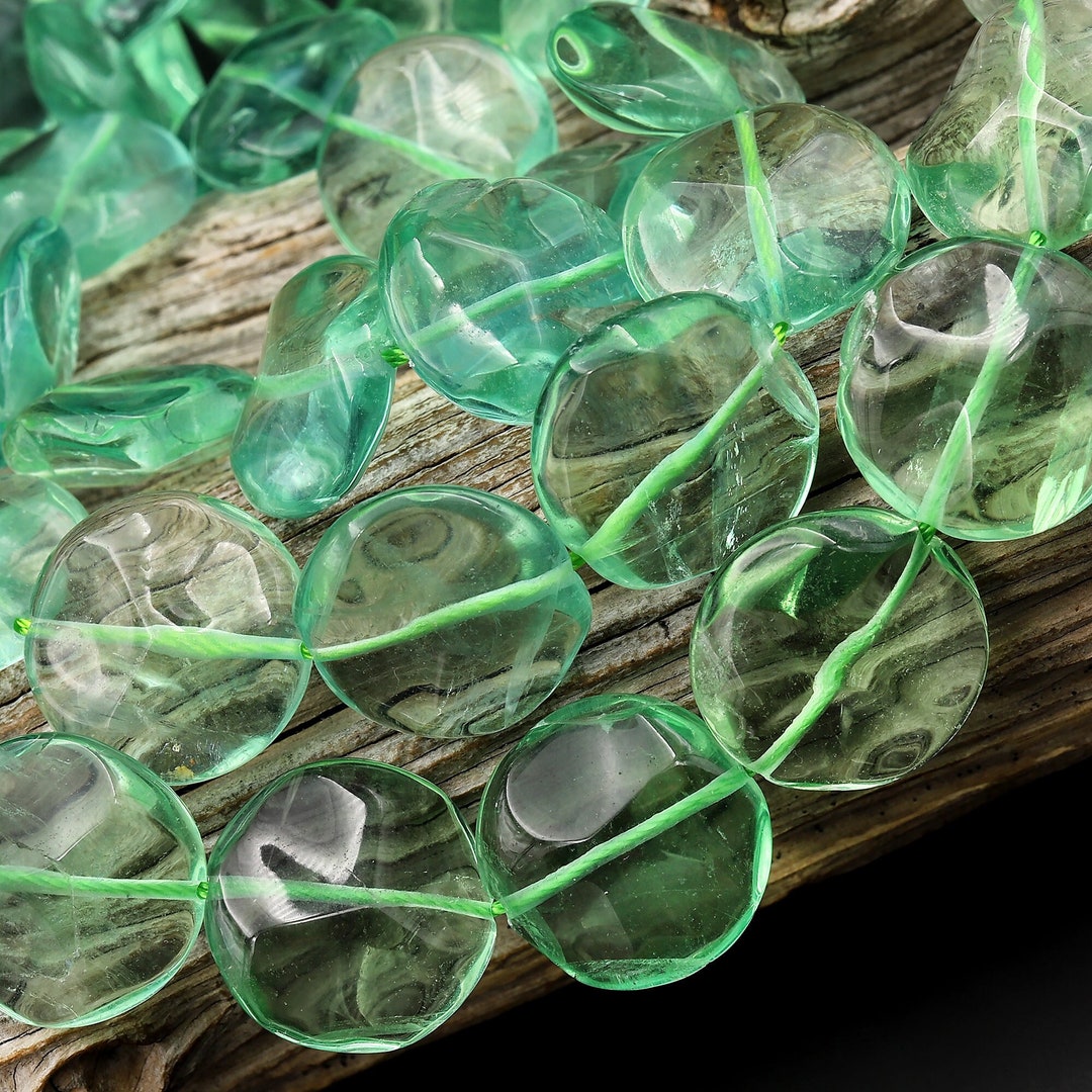 Bracciale Pietra Gemma Bracciale Elastico Con Perline Rotonde In Giada - Foto 8