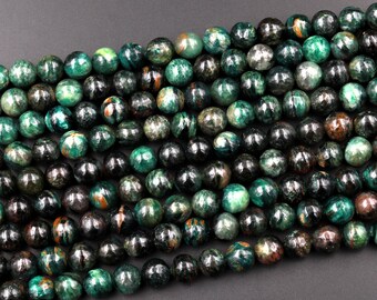 16 Muscovite Common mica Round Beads 12mm 7.5" #85448 16 Muscovite Common mica Round Beads 12mm 7.5" #85448