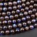 Rare Natural Chocolate Labradorite Smooth Round Beads 6mm 8mm 10mm Blue Flashes 15.5' Strand 