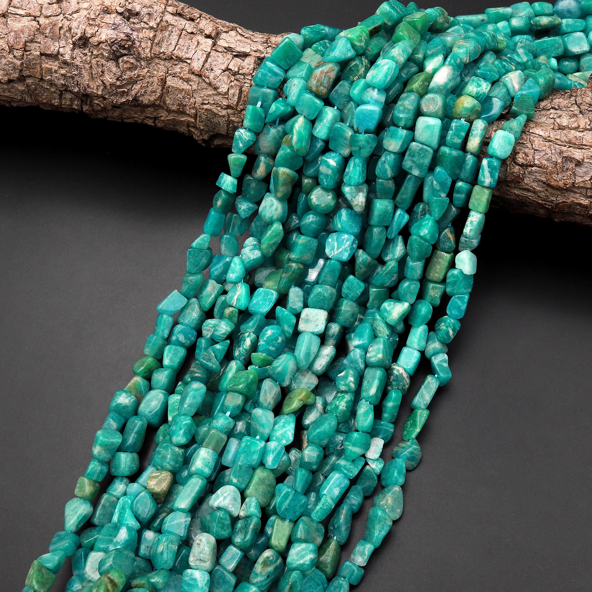 Perle Rotonde Di Amazzonite Russa Naturale Da 4 Mm, 5 - Foto 7