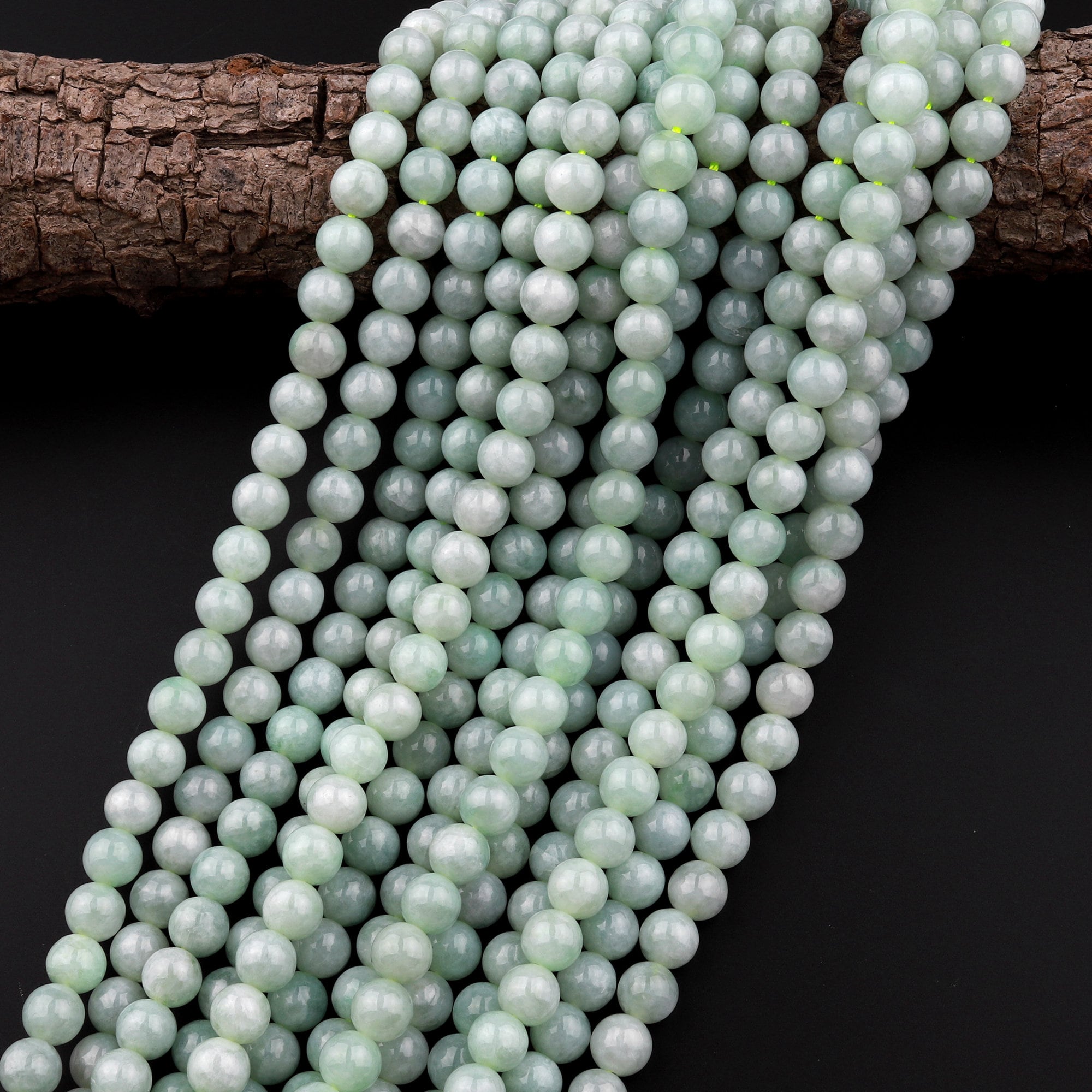 Pietra preziosa naturale di opale dendrite gialla da 14 x 8 mm, perline