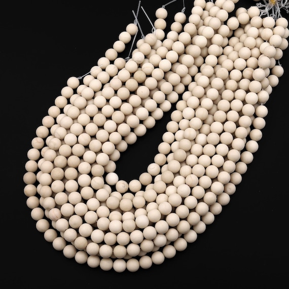 Perline Distanziatrici Naturali Sciolte Perline Rotonde Lisce Di