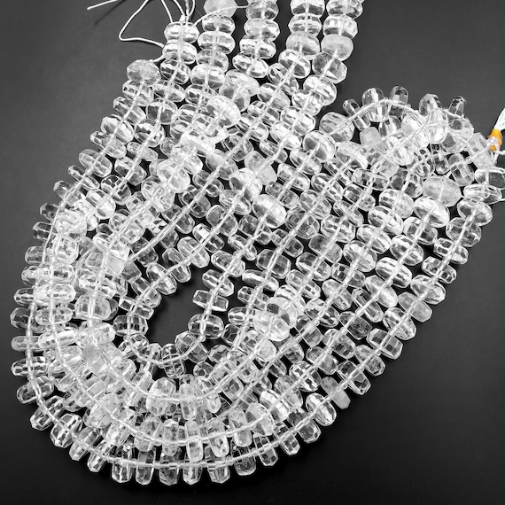 Rock crystal quartz beads best sale