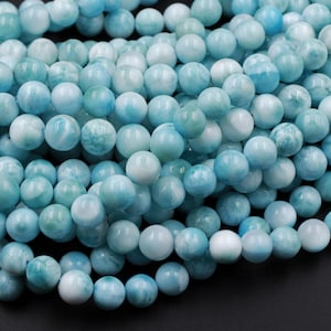 8mm Larimar Beads - Etsy