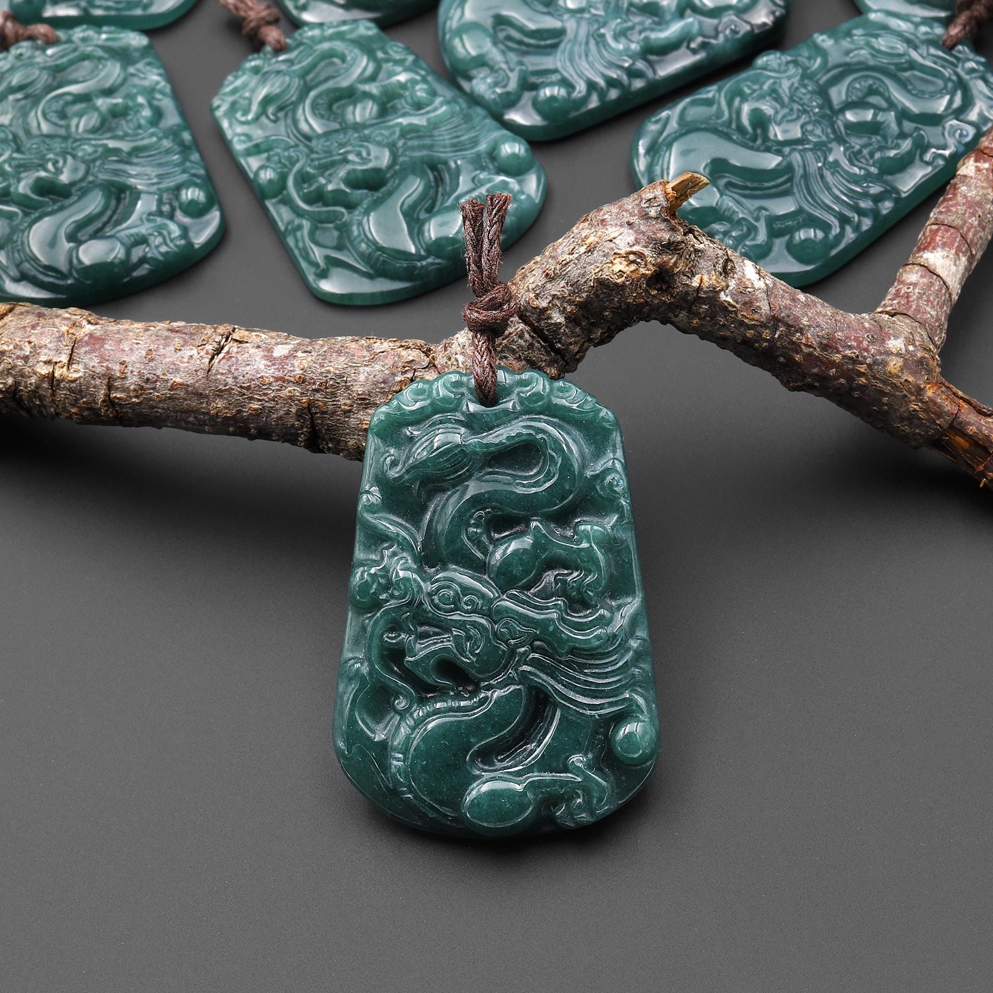 翡翠 ドラゴン 彫刻 龍 彫刻された翡翠の龍 - Etsy 日本