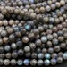 Natural Labradorite 4mm 6mm 8mm 10mm 12mm Round Beads Lots of Fire Flashes 15.5' Strand 