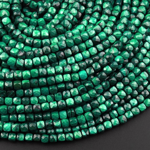 Natural cheap malachite beads