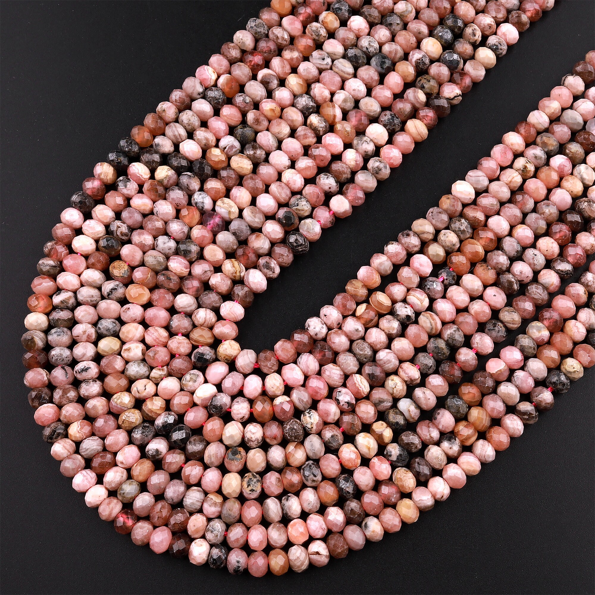Natural Purple Opal Faceted 4mm Round Beads