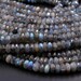 Faceted Labradorite Rondelle Beads 4mm 6mm 8mm 10mm Nothing But Brilliant Rainbow Blue Flashes Fire 15.5' Strand 