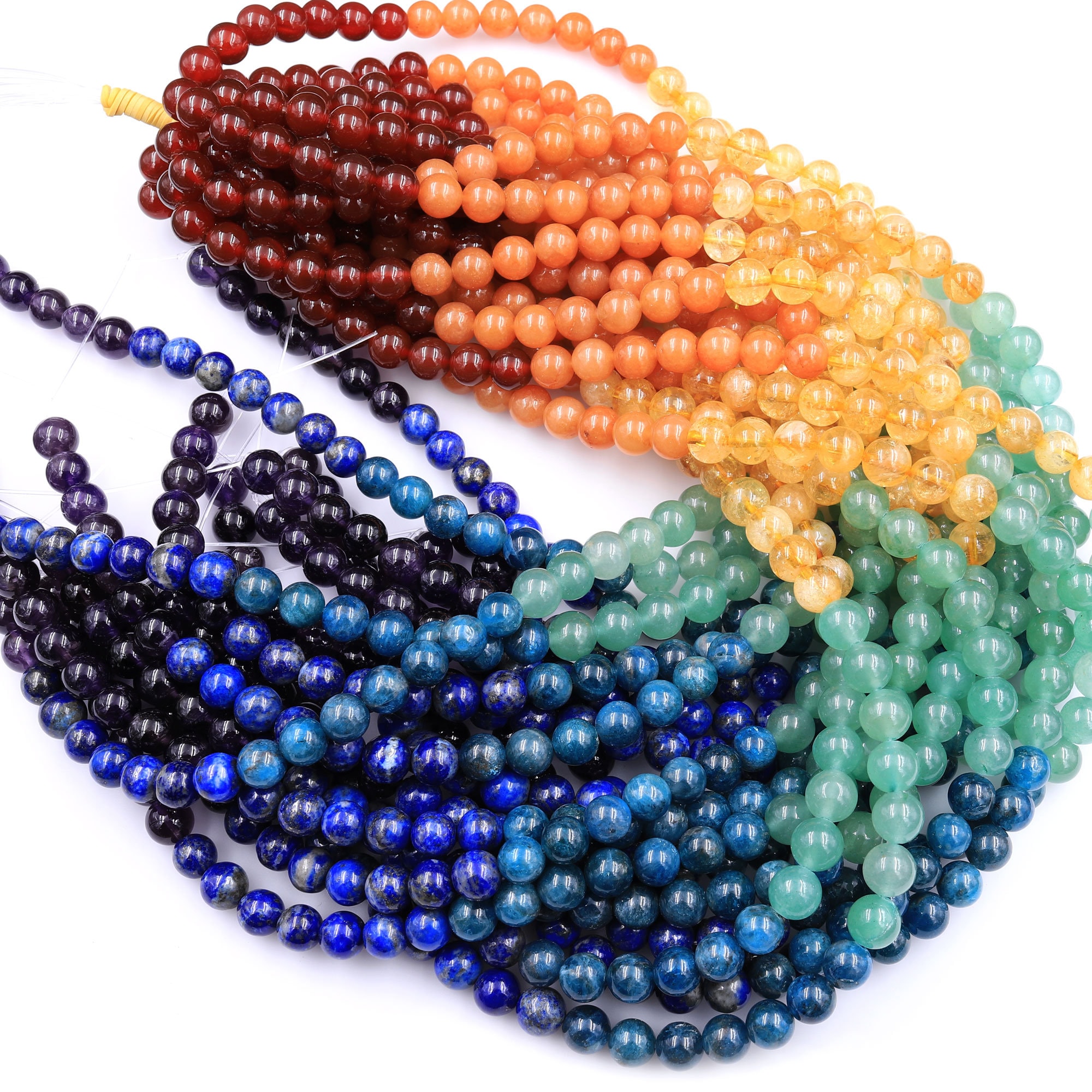 Micro Faceted Multicolor Mixed Gemstone Round Beads 2mm Opal ite –  Intrinsic Trading