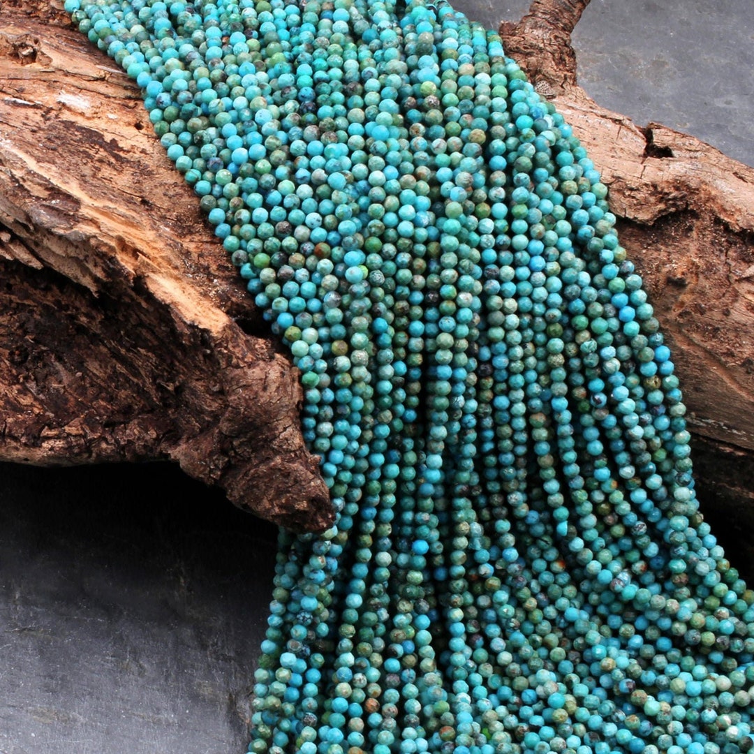 Turquoise, 5x10mm roundel faceted, natural gem beads jewelry bulk buy -  pearl jewelry wholesale
