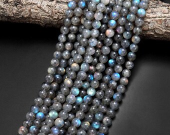 Braccialetto Di Perline Di Labradorite, Pietra Preziosa Blu Flash, Regalo Per Donna, Gioielli Con Perline, Facilmente Regolabile, SKU1252 - Italia - Foto 8