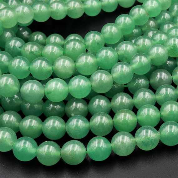 Sachet de 5 perles Aventurine - 6mm - France Minéraux