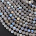 Flashy Labradorite 4mm 5mm 6mm Round Beads High Quality A grade Blue Golden Natural Labradorite 15.5' Strand 