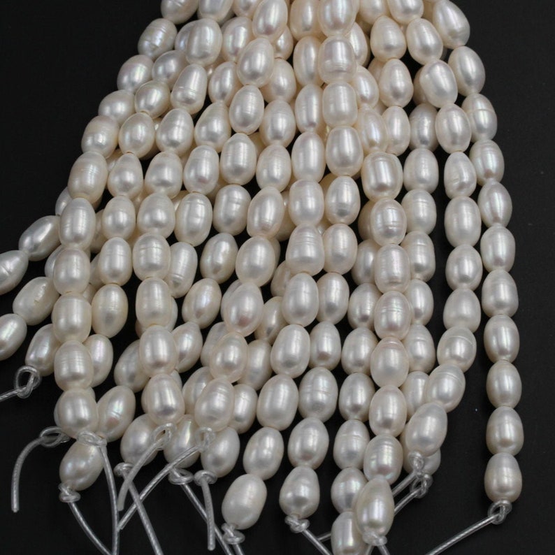 Large Hole Pearls Beads Genuine Freshwater Pearl 15mm Large Etsy