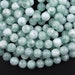 Green Moonstone 4mm 6mm 8mm 10mm 12mm 14mm 16mm Round Beads Aka Green Angelite 15.5' Strand 