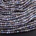 AAA Micro Faceted Labradorite 3mm 4mm 6mm Round Beads Brilliant Flashes 15.5' Strand 