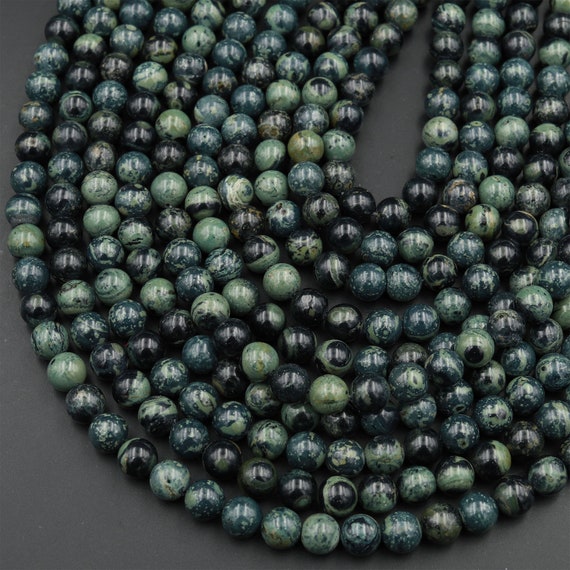 Strang von 8mm runden Kambaba Jaspis Edelsteinschmuck machen lose Perlen 
