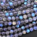 AAA Natural Blue Labradorite 4mm 6mm 8mm Round Beads Nothing But Fire Superior Quality 15.5' Strand 