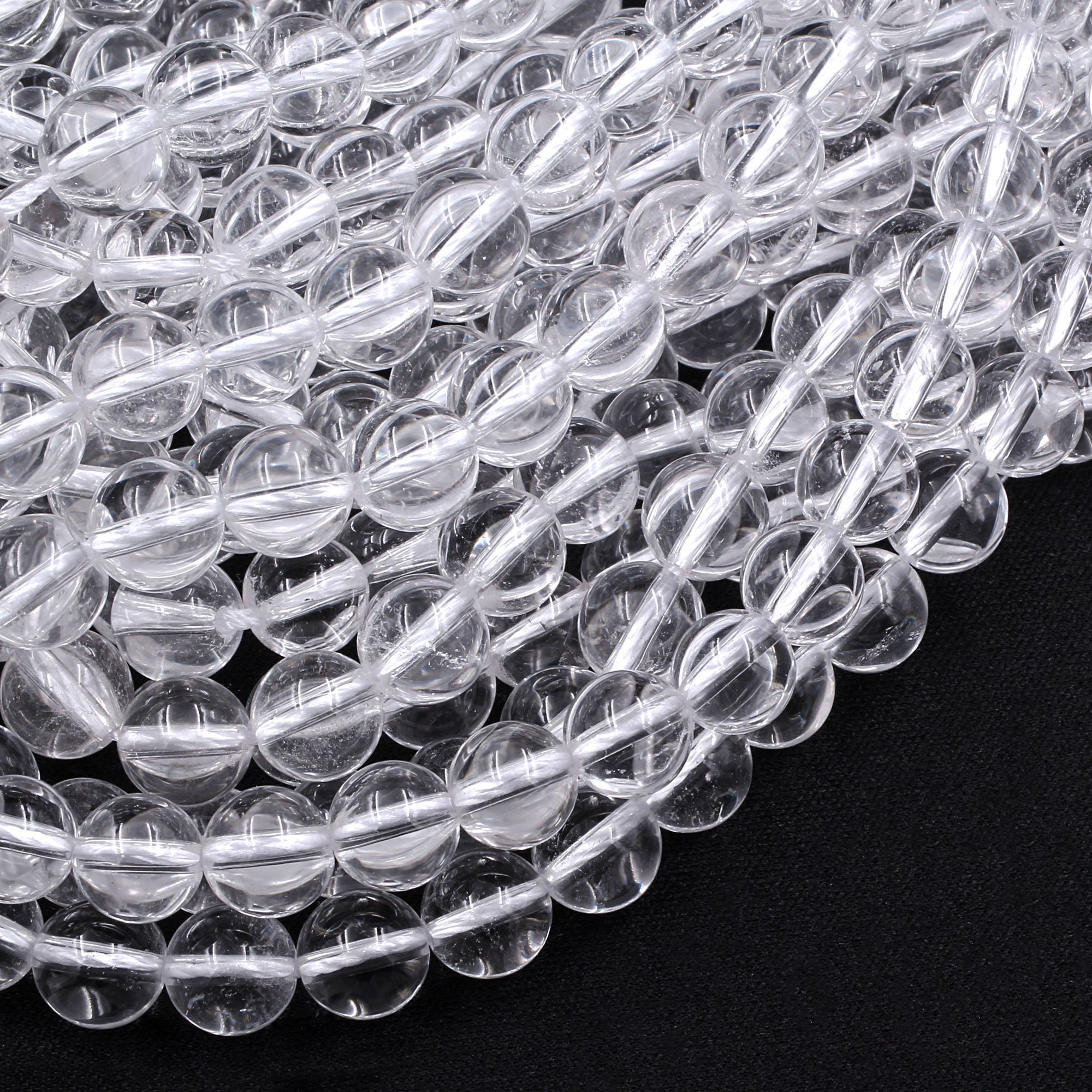 4mm Diamond Finish Clear Faceted Chinese Crystal Strand – Beads, Inc.