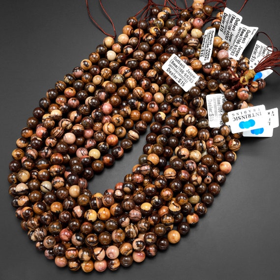 Natural Australian Outback Jasper Beads 6mm 8mm 10mm Round Beads
