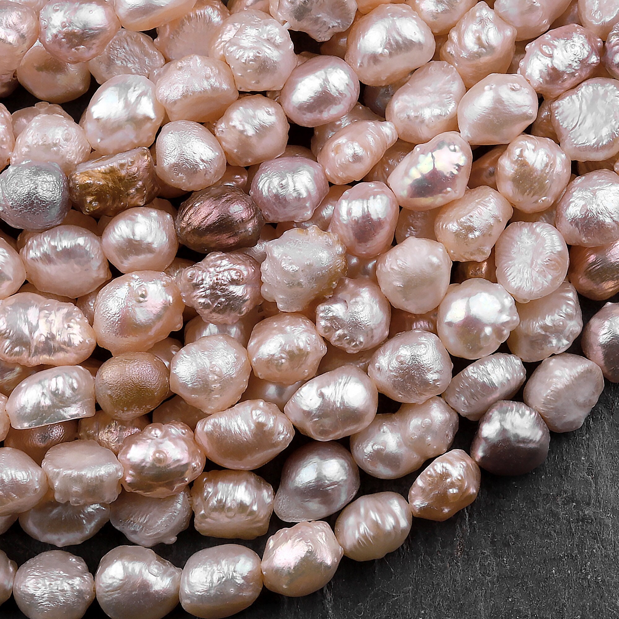 3-3.5mm Seed Pearl Beads, Natural Lavender Seed Bead, Potato Pearl String,  Genuine Freshwater Tiny Pearl, Small Pearl Full Strand, FS500-XS 