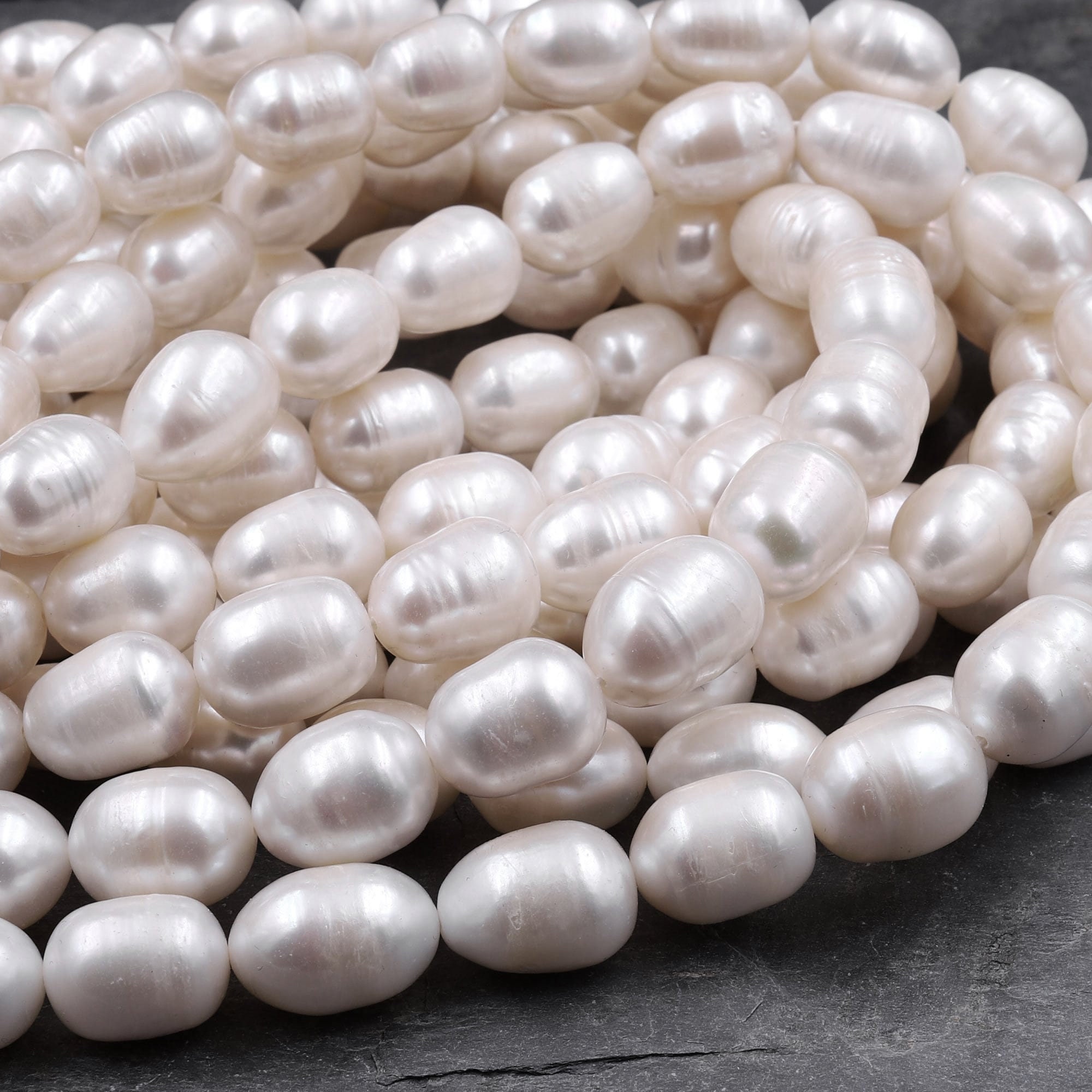 20MM White Pearl Beads 15 With 3.5-4MM Hole