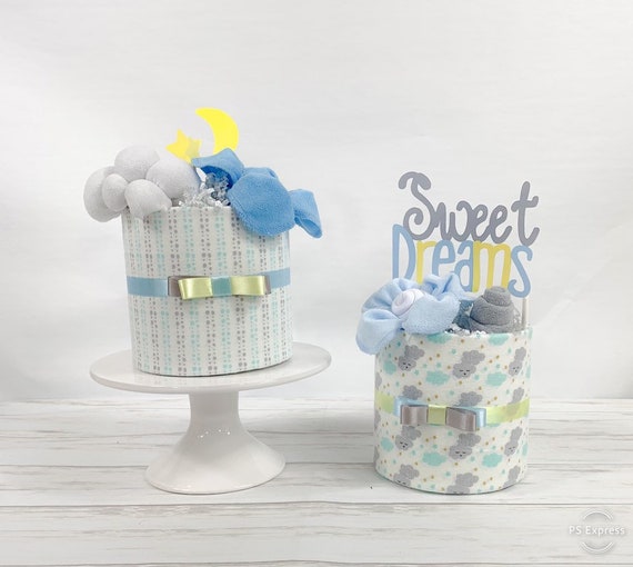 Dream Big Baby Shower Diaper Cakes Gender Neutral Twins Baby Etsy