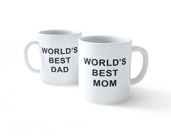 Customizable Ceramic Mug – Personalized Name Coffee Cup, Gift for Dad, Mom, Friend