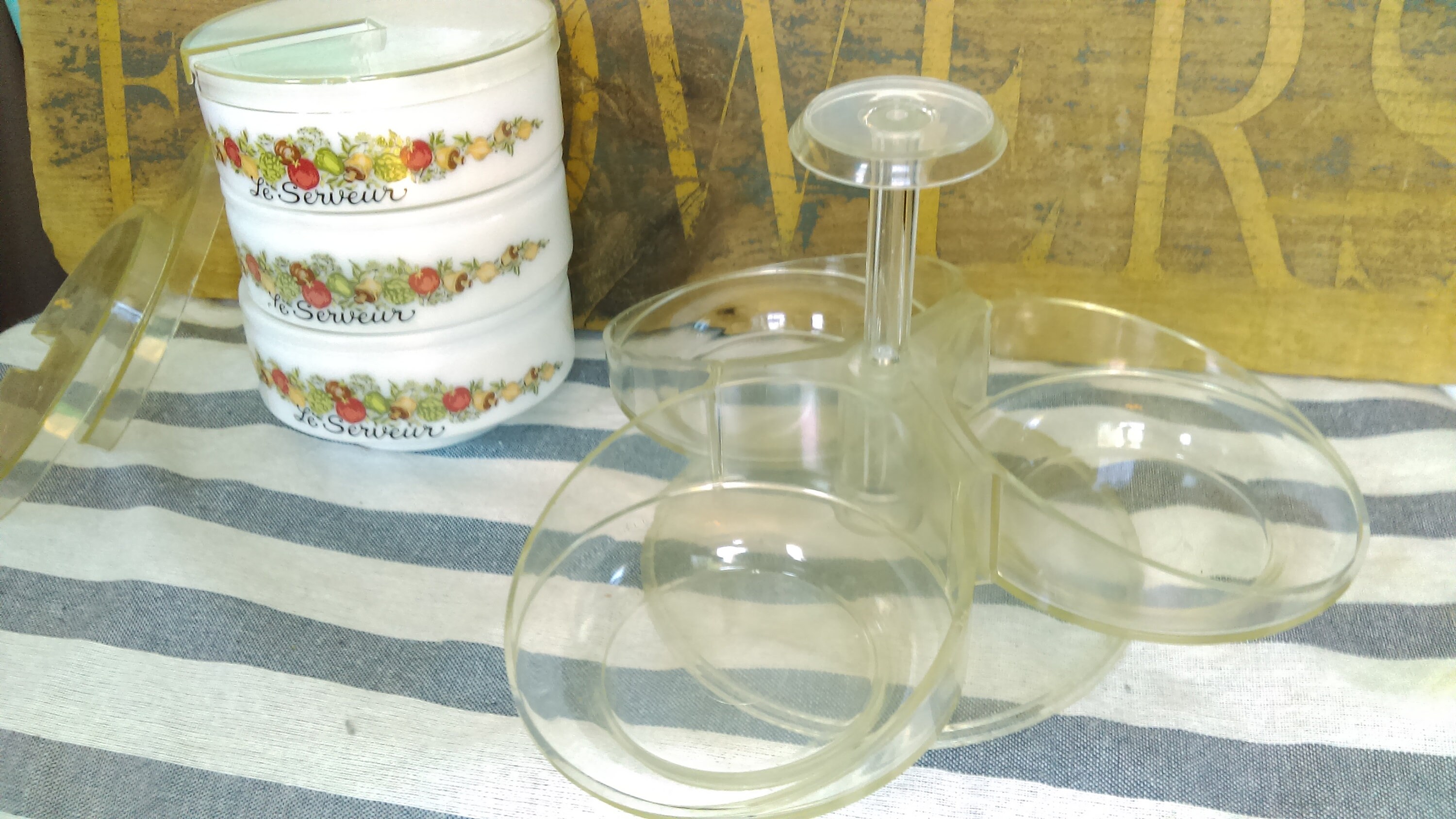 Vintage Spice of Life Le Serveur Condiment Caddy Lazy Susan by Etsy