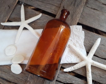 1929-30 Clorox Cork-top Style Bottle - Clorox Diamond Trademark on Bottom Washed up Beach Bottle, Farmhouse Decor