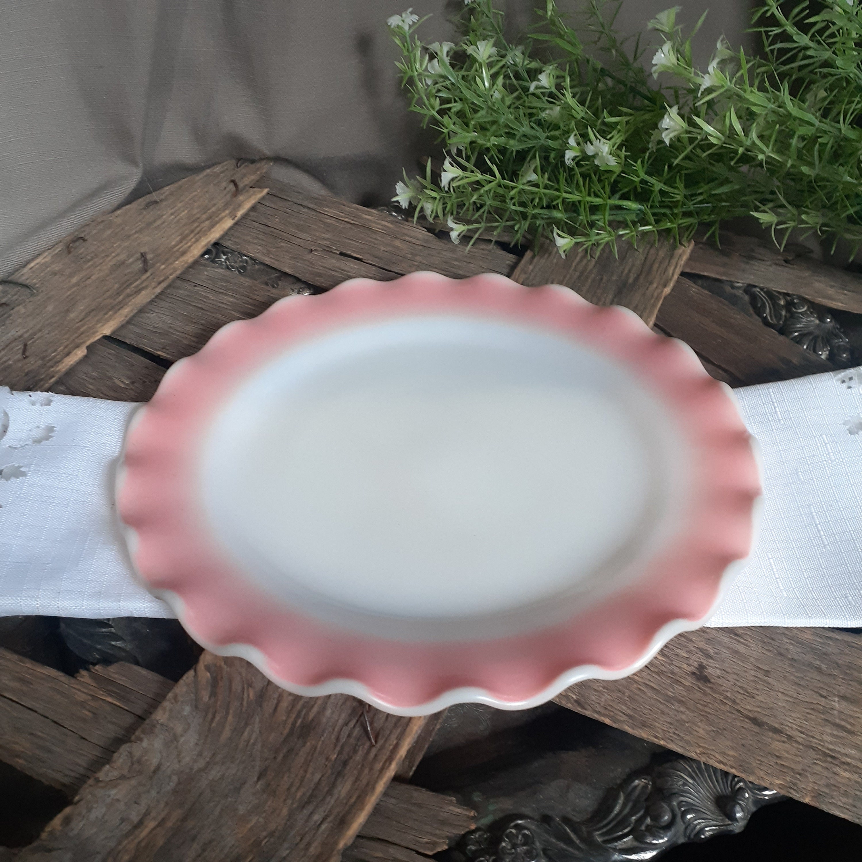 HAZEL Ware 12pc WHITE LUNCHEON SET