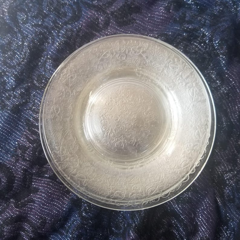 Hazel Atlas Florentine Poppy Bread Plates
