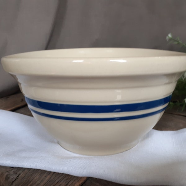 Roseville Pottery Friendship Qt Mixing Bowl Etsy